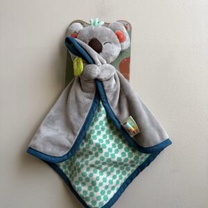 NWT Koala Bear My B Toys Lovey Plush Cuddly Gray Koko Dot Security Blanket Baby